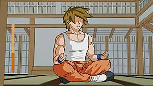 Hentai and anime featuring Android 18 and Ranfan in 3D