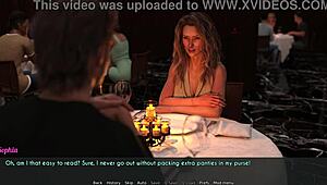 Wife seduces Bennett at dinner