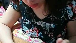 oldie gets milk, oreos, and cum in a quickie