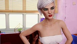 being a dik chick route 82, watch the walk of shame in this anime cartoon