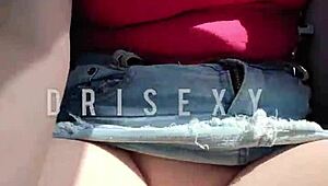 Dri Sexy Says, Playing With My Pussy In The App Driver's Car