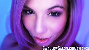 Aidra Fox Delivers Deepthroat, Handjob, And Ball Licking In Cosplay Fantasy At Swallow Salon