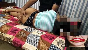 teen hottie cheats on her bf right on our massage table in the hotel. fulltube.xxx