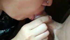 oldie gets milk, oreos, and cum in a quickie