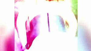 tranny dancing crazy in lingerie