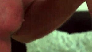 Skinny Teen 18+ Squirts on Old Man's Cock!