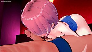 A Ram Jerks Off With Feet In Bikini Version