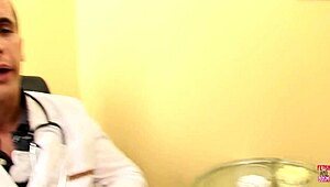 She came for tattoo removal but got cum instead.