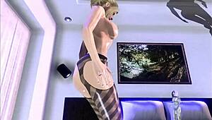 Gigantic Girl Assfucks Mini Alien Monster Cock