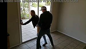 sex in a stranger's house where neighbors might watch