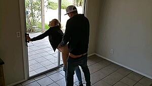 sex in a stranger's house where neighbors might watch