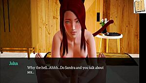 Teen Girl In Hentai Game Sucks Cock And Gets Ass Fucked With Small Tits!