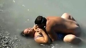 beach voyeur here, caught a bbw mermaid in the sea, damn lucky!