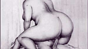 Vintage Erotic Anime Sketches