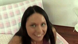 Pretty Gal Takes Hard Doggystyle Pounding