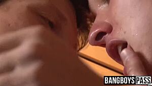 Four Twink Buddies Dive into Bareback Ass Pounding at Wild Orgy.