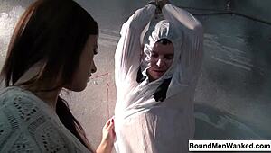 i’m aching watching billie bound and whipped in this kinky femdom sex tape, god, it’s humiliatingly hot.