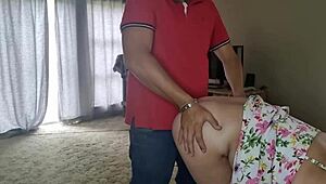 Upskirt Fingering Ends In Huge Cumload