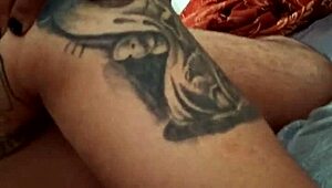 brunette takes anal and swallows cum