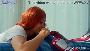 Sia Siberia Rides in Spider-Man Cosplay at Home