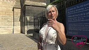 Kim, the Busty French Milf, Can’t Resist Wild Sex