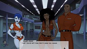 in the dc comics series something unlimited part 35, hello ivy encounters monsters in the prison