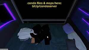 intimate encounter in bed condo