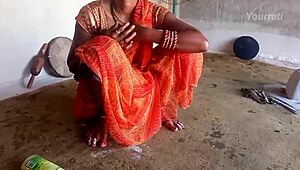 City Boy Drills Village Bhabhi's Tight Pussy Hard