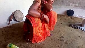 City Boy Drills Village Bhabhi's Tight Pussy Hard