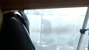 Amateur gives blowjob to podcast presenter live