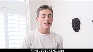 Young twink gets fucked during massage