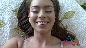 Intense pov creampie with jill kassidy's hairy pussy