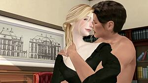 my boss is fucking my wife in the office while i'm working downstairs in sims 4