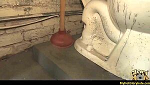 I sucked an amazing black cock through the gloryhole