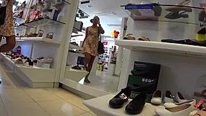 Delicious view of a young girl's skirt caught on hidden cam. Can't believe this upskirt shot!