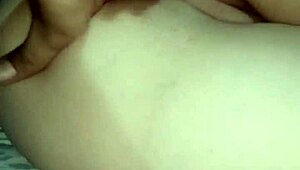 I Cum in His Hand I Love Sex with Big Tits and Dildo