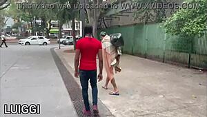 Big-dicked homeless guy surprises with his size.