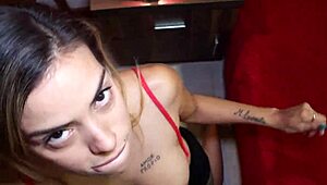 my stepmom and stepsister are wild, getting pounded in a hot threesome.