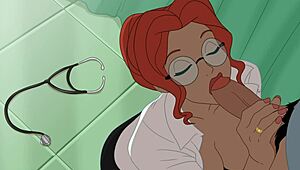 Milftoon Nurse Loves Huge Dick During Checkup