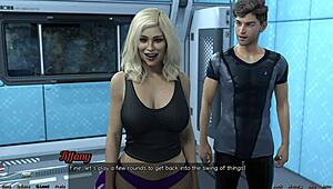 i'm playin strip poker in space with big tits girls