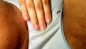 filipina babe shows off tight pussy in solo masturbation