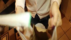 Theshimmyshow unfolds as late night chinese food delivery turns wild with kimmy lee.