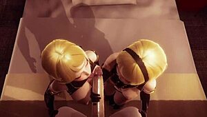 fucked the twins from nier automata