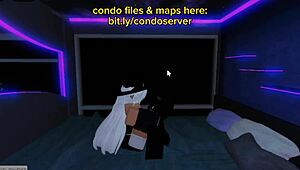 intimate encounter in bed condo