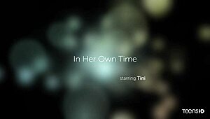 Sweet Tini, Russian Teen 18+, Plays With Her Wet Shaved Pussy In Solo Masturbation Session