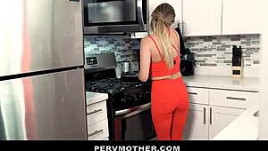 Blonde milf Linzee Ryder fantasizes about banging her stepson in wild doggystyle.