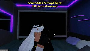 intimate encounter in bed condo