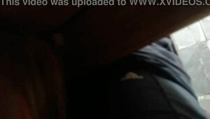 Amateur gives blowjob to podcast presenter live