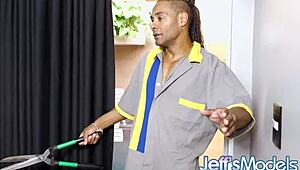 big black plumper bianca bombom seduces hung gardener