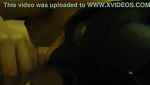 the cute gatita casually enjoys sucking on a big vergota in this amateur scene